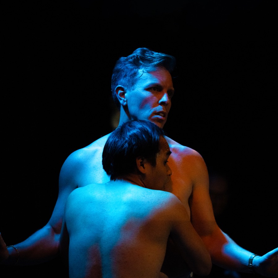 Production image from Heated Rivalry: The Musical Parody!